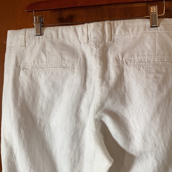 NWT Gap linen Cotten blend khaki style pants w12 - Picture 3 of 9